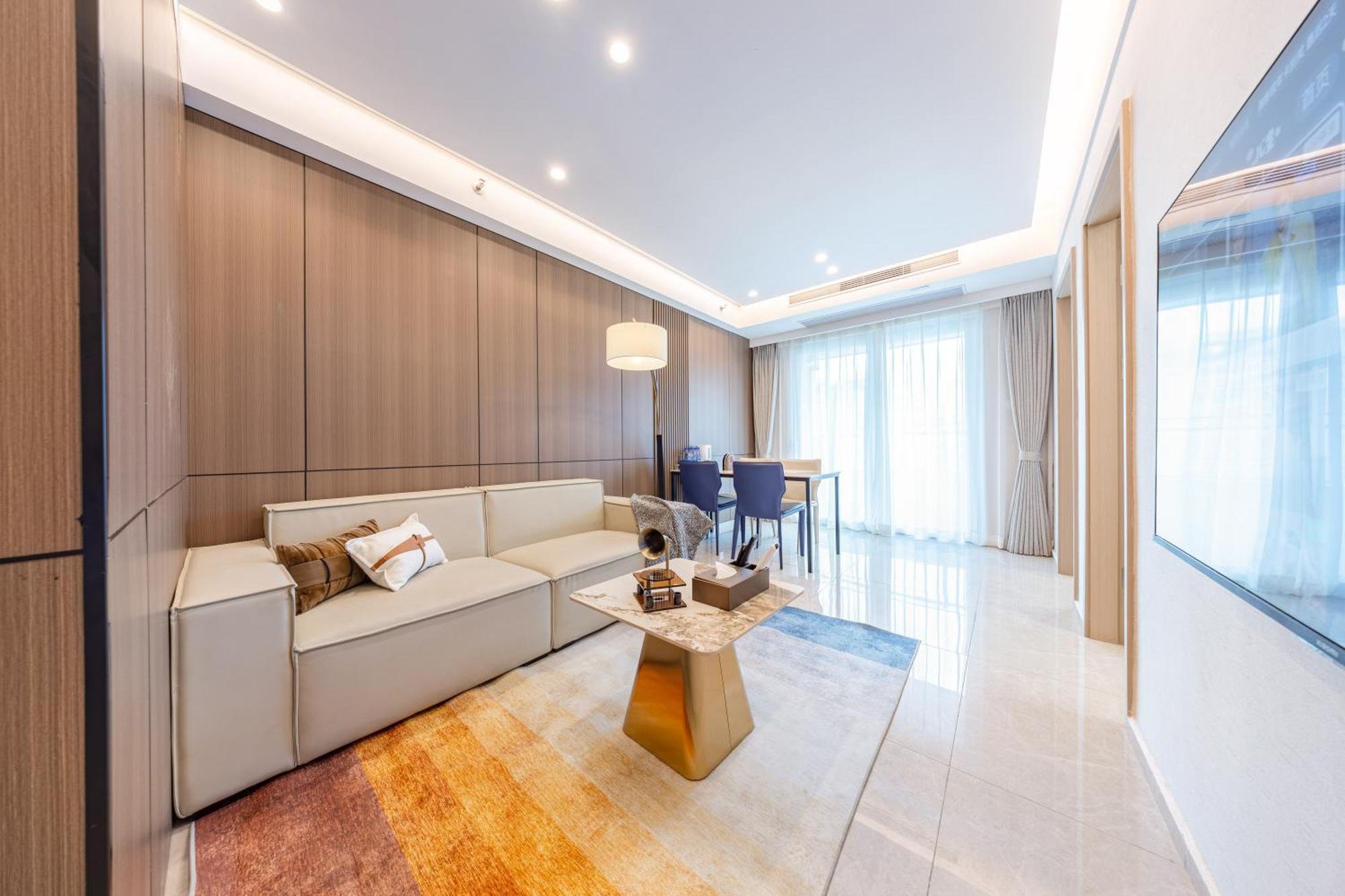 Aparthotel Boruisi Video And Audio Light House - Shenzhen Convention And Exhibition Center Gangxia Metro Station Exteriér fotografie