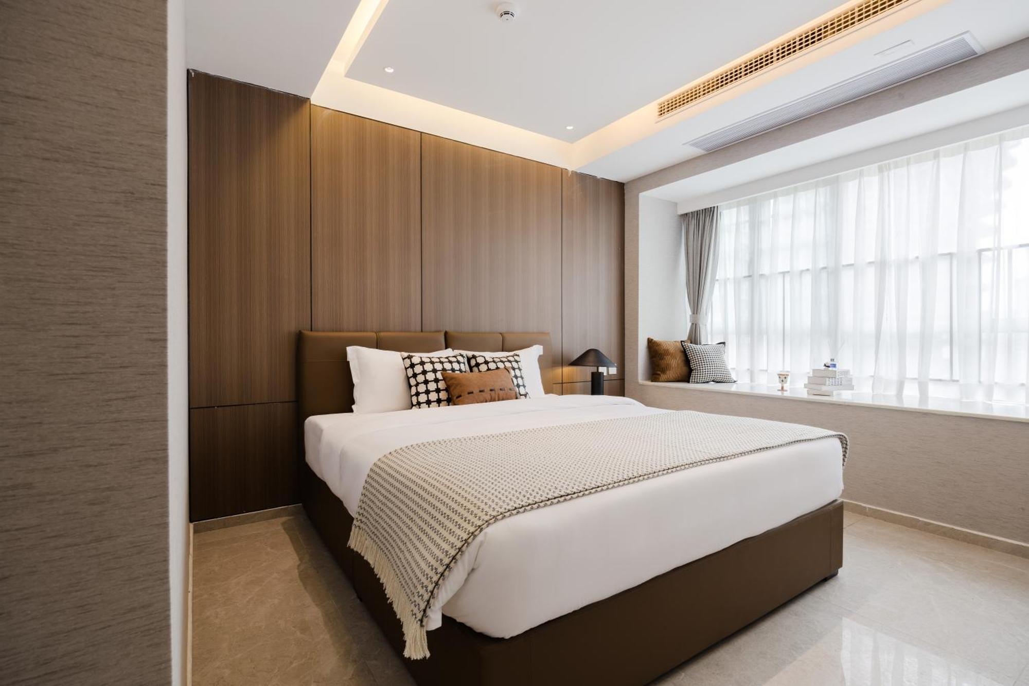 Aparthotel Boruisi Video And Audio Light House - Shenzhen Convention And Exhibition Center Gangxia Metro Station Exteriér fotografie