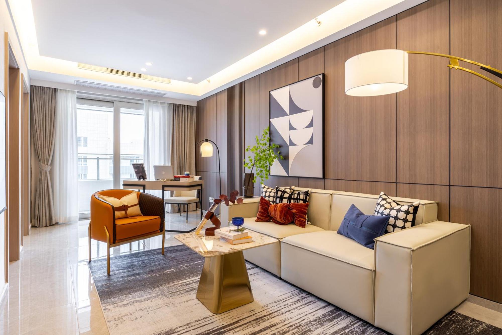 Aparthotel Boruisi Video And Audio Light House - Shenzhen Convention And Exhibition Center Gangxia Metro Station Exteriér fotografie