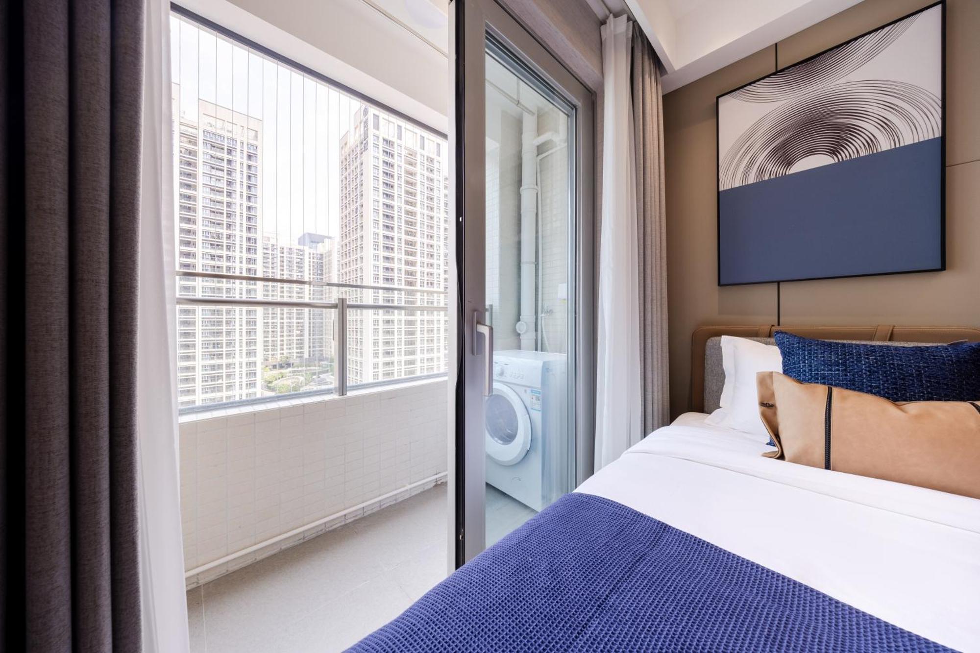 Aparthotel Boruisi Video And Audio Light House - Shenzhen Convention And Exhibition Center Gangxia Metro Station Exteriér fotografie
