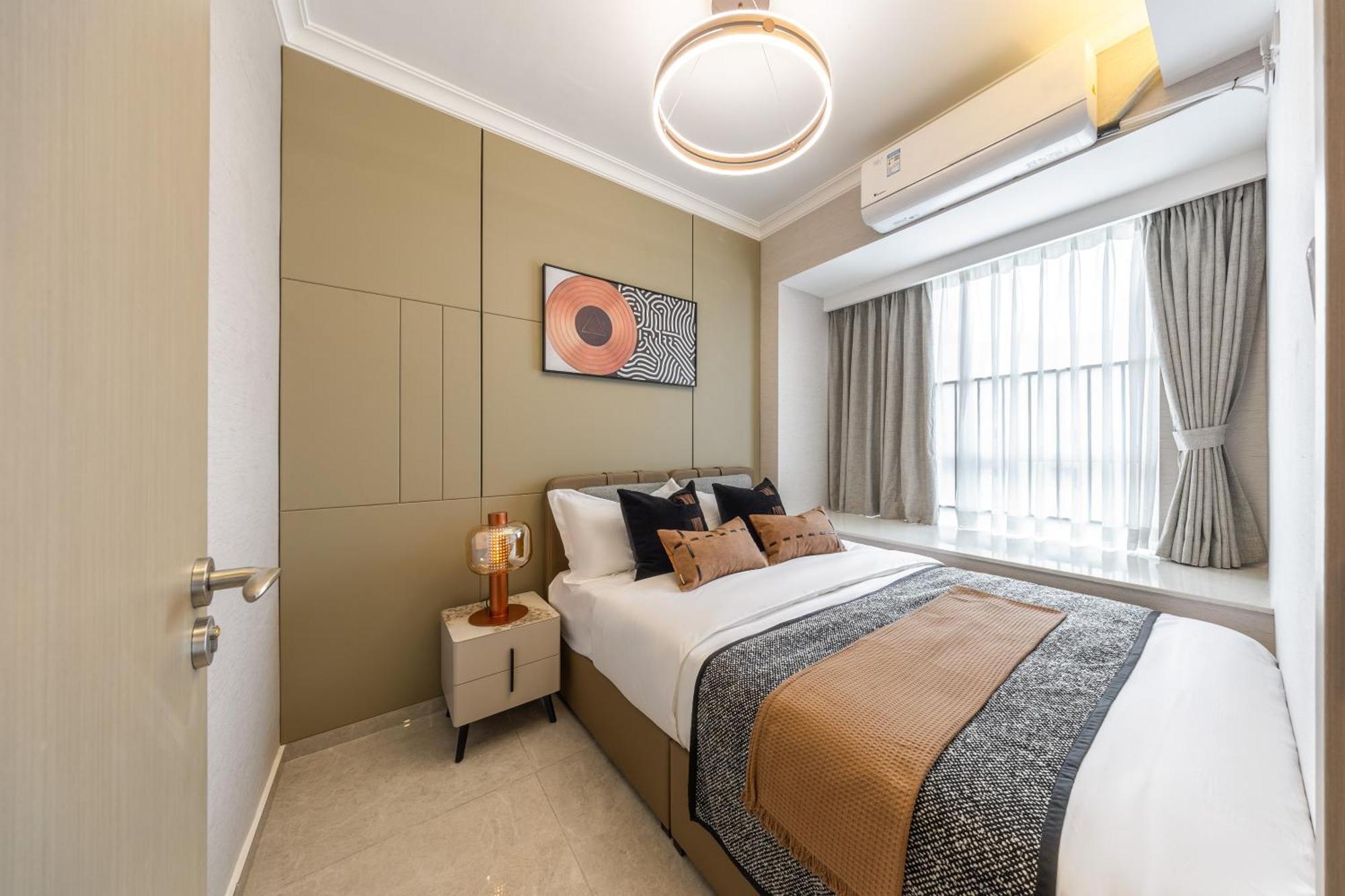 Aparthotel Boruisi Video And Audio Light House - Shenzhen Convention And Exhibition Center Gangxia Metro Station Exteriér fotografie