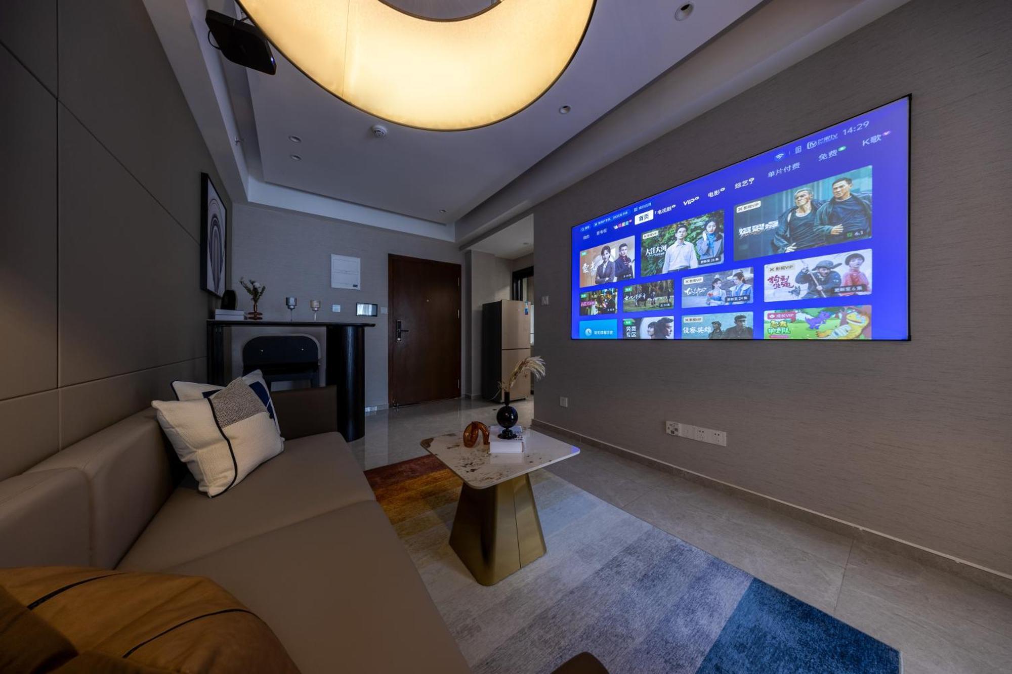 Aparthotel Boruisi Video And Audio Light House - Shenzhen Convention And Exhibition Center Gangxia Metro Station Exteriér fotografie
