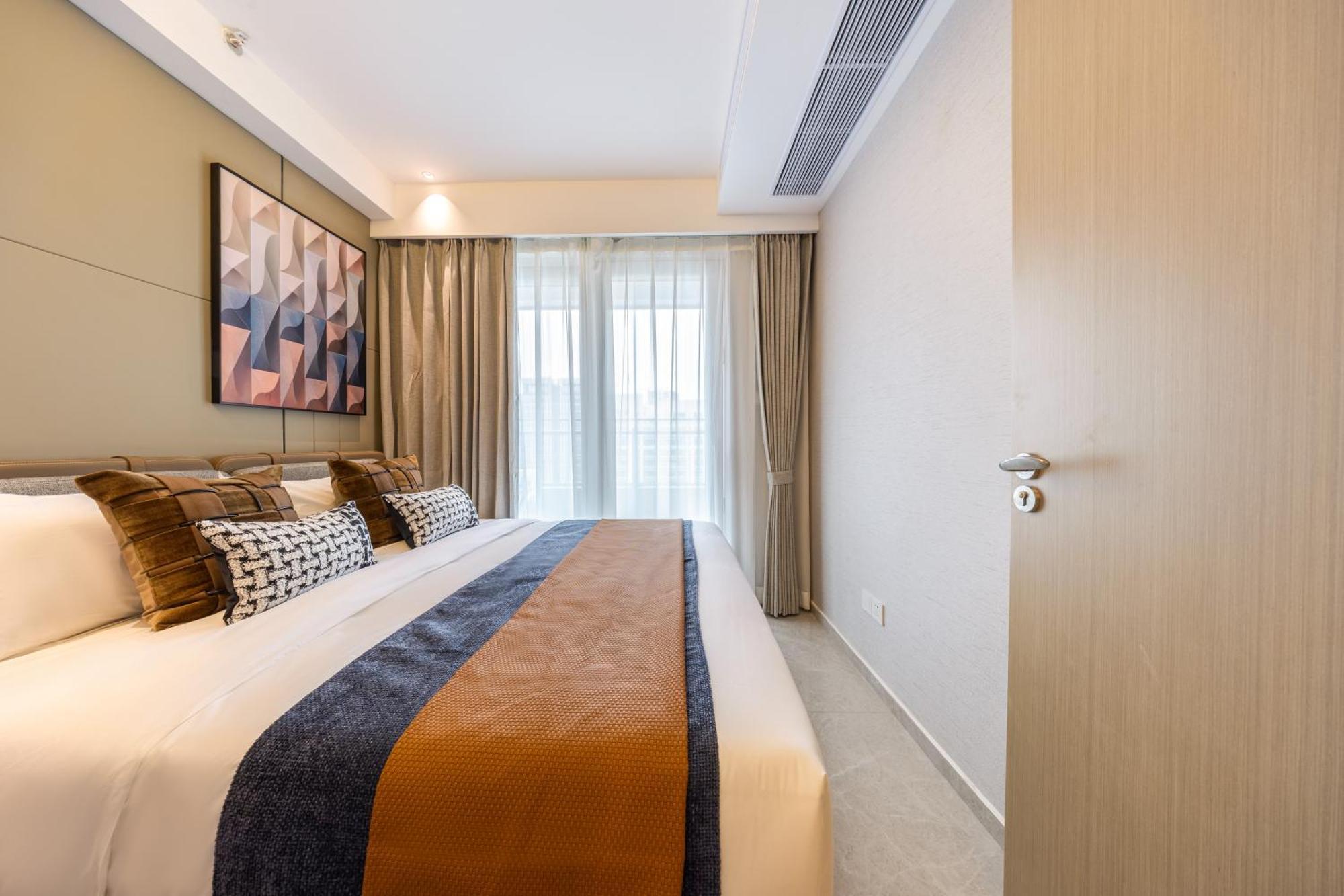 Aparthotel Boruisi Video And Audio Light House - Shenzhen Convention And Exhibition Center Gangxia Metro Station Exteriér fotografie