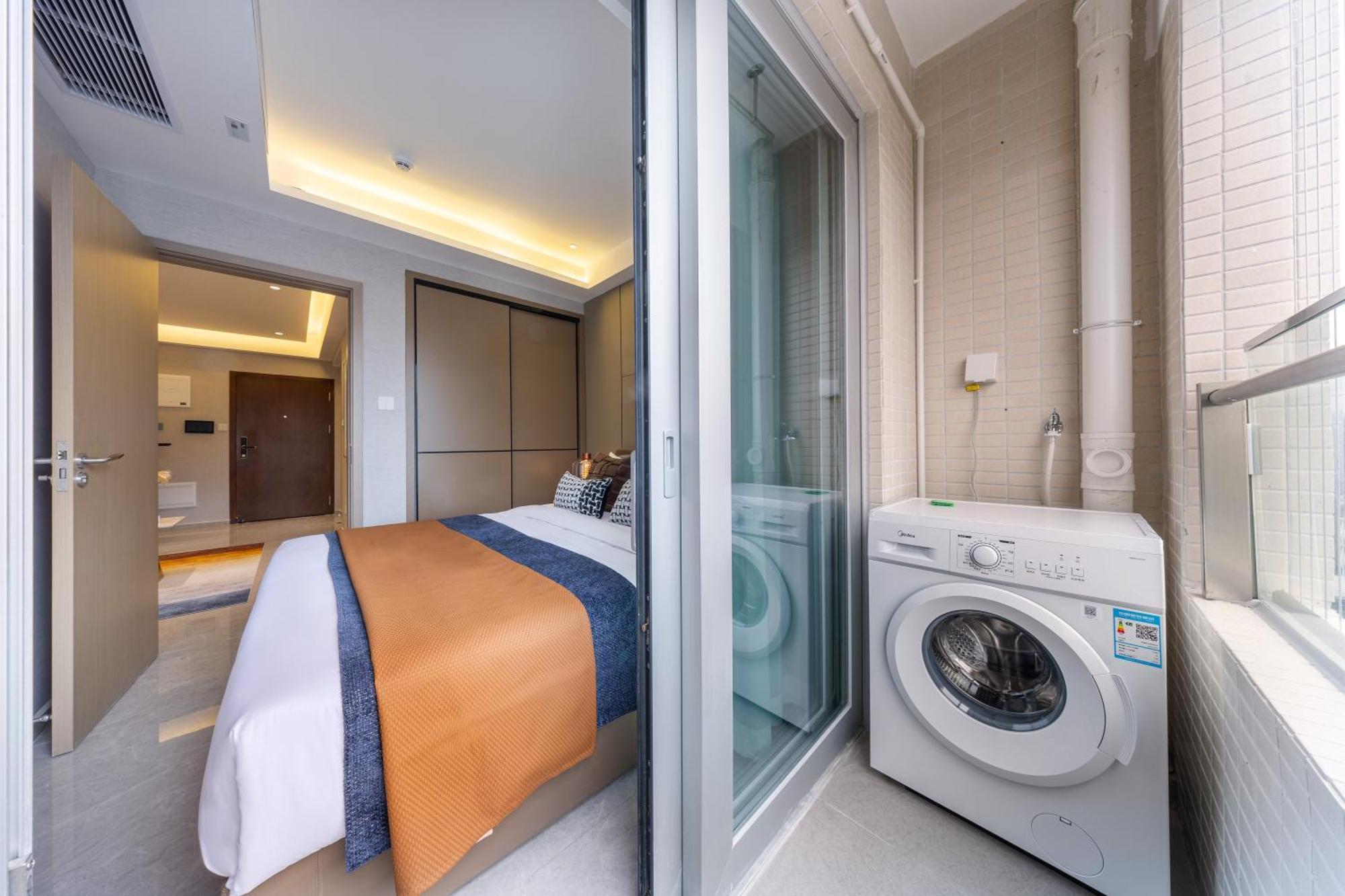 Aparthotel Boruisi Video And Audio Light House - Shenzhen Convention And Exhibition Center Gangxia Metro Station Exteriér fotografie