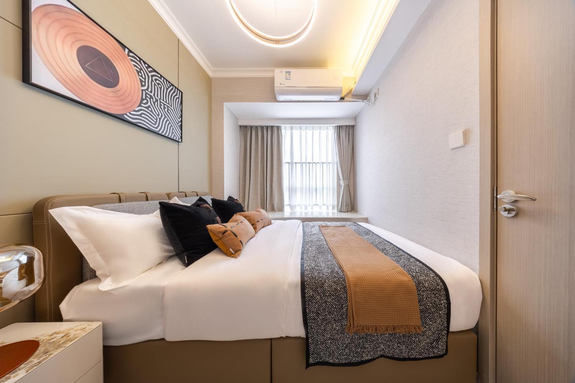 Aparthotel Boruisi Video And Audio Light House - Shenzhen Convention And Exhibition Center Gangxia Metro Station Exteriér fotografie