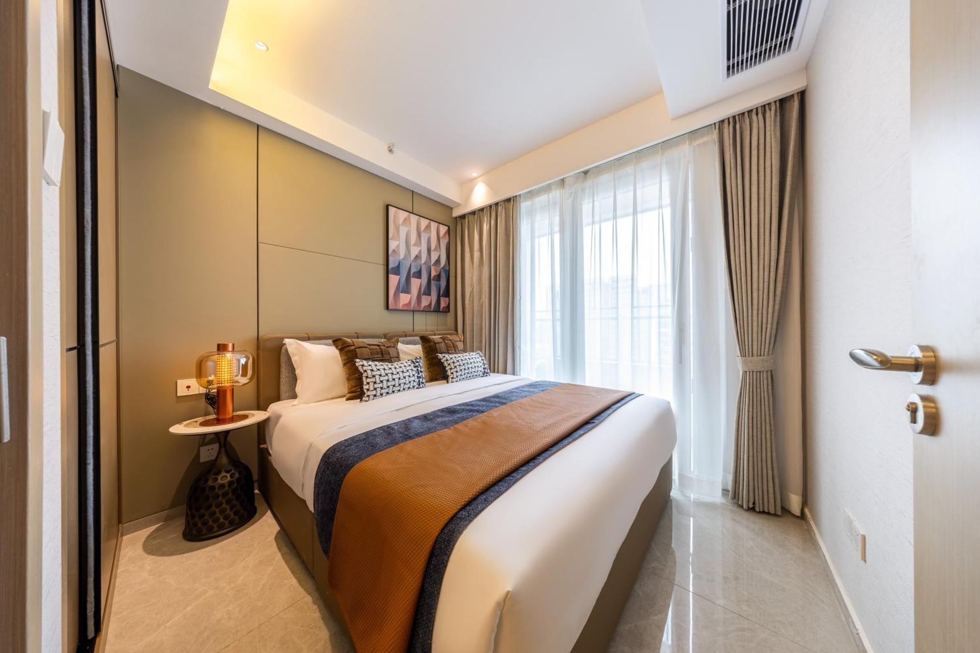 Aparthotel Boruisi Video And Audio Light House - Shenzhen Convention And Exhibition Center Gangxia Metro Station Exteriér fotografie