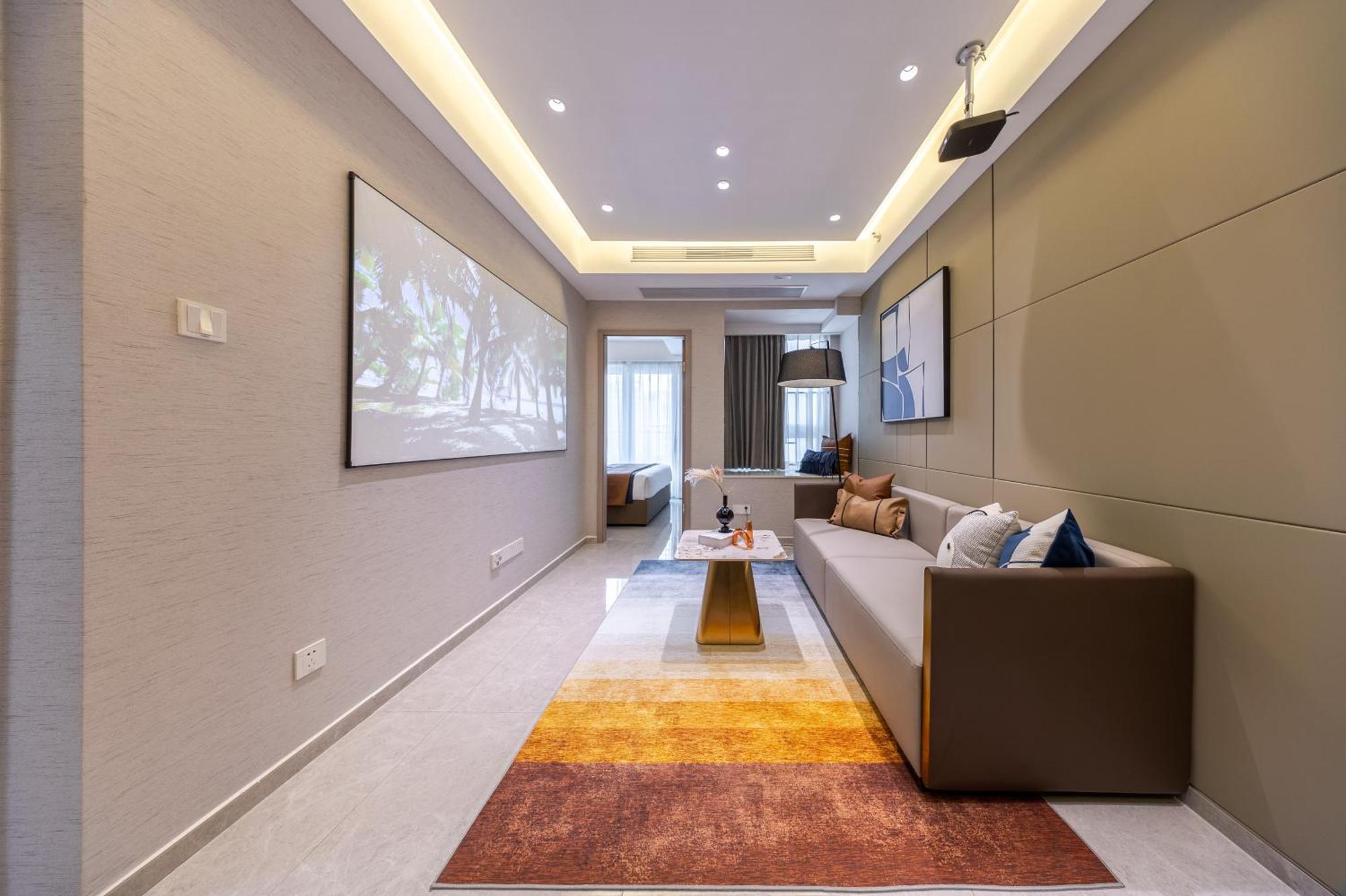 Aparthotel Boruisi Video And Audio Light House - Shenzhen Convention And Exhibition Center Gangxia Metro Station Exteriér fotografie
