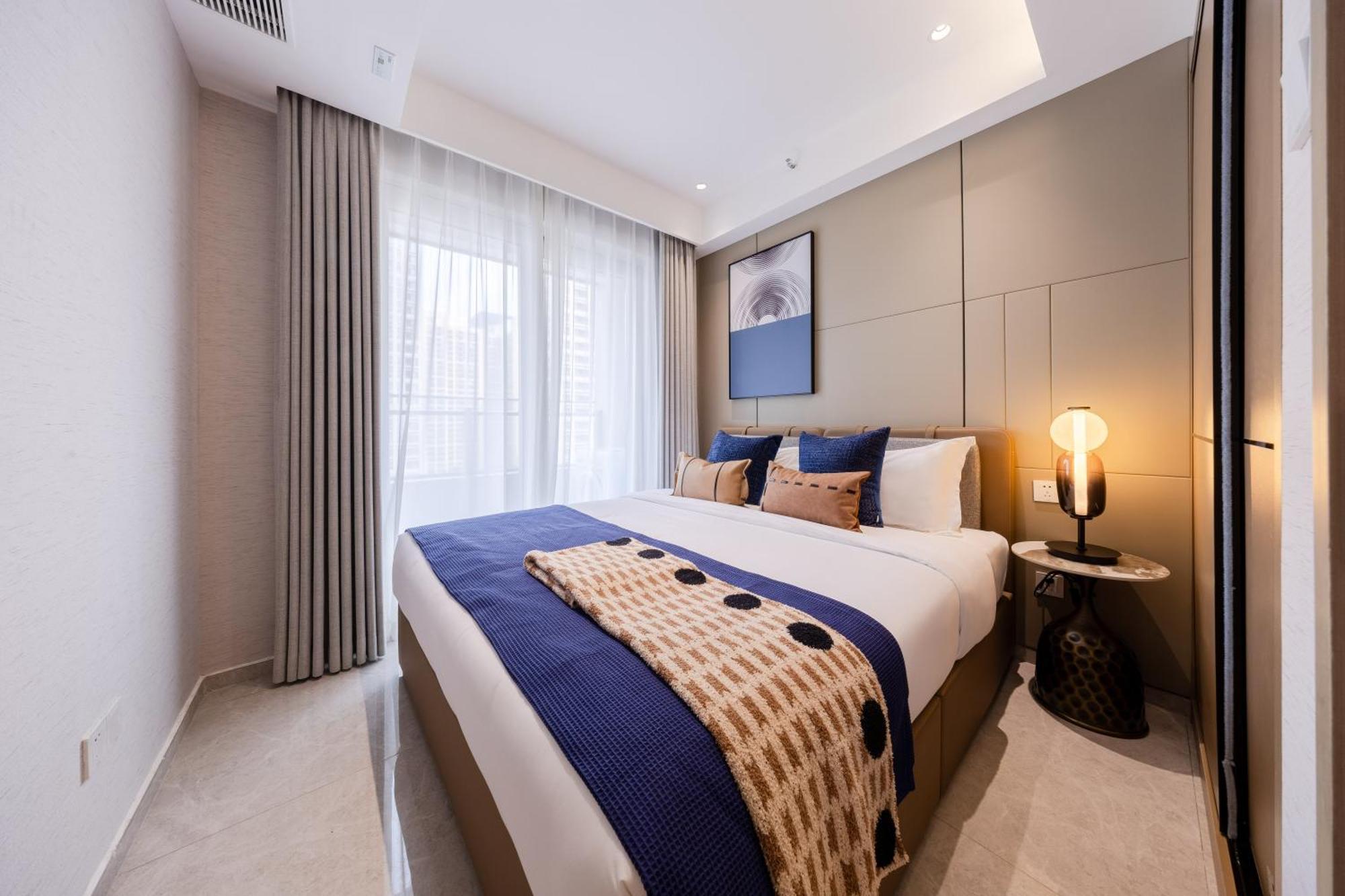 Aparthotel Boruisi Video And Audio Light House - Shenzhen Convention And Exhibition Center Gangxia Metro Station Exteriér fotografie