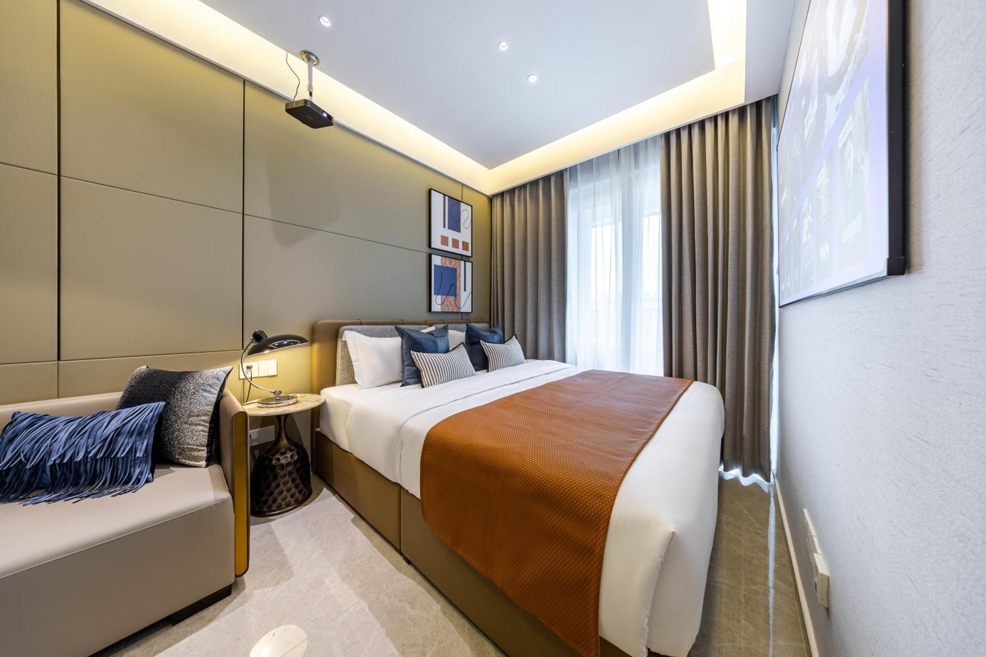 Aparthotel Boruisi Video And Audio Light House - Shenzhen Convention And Exhibition Center Gangxia Metro Station Exteriér fotografie