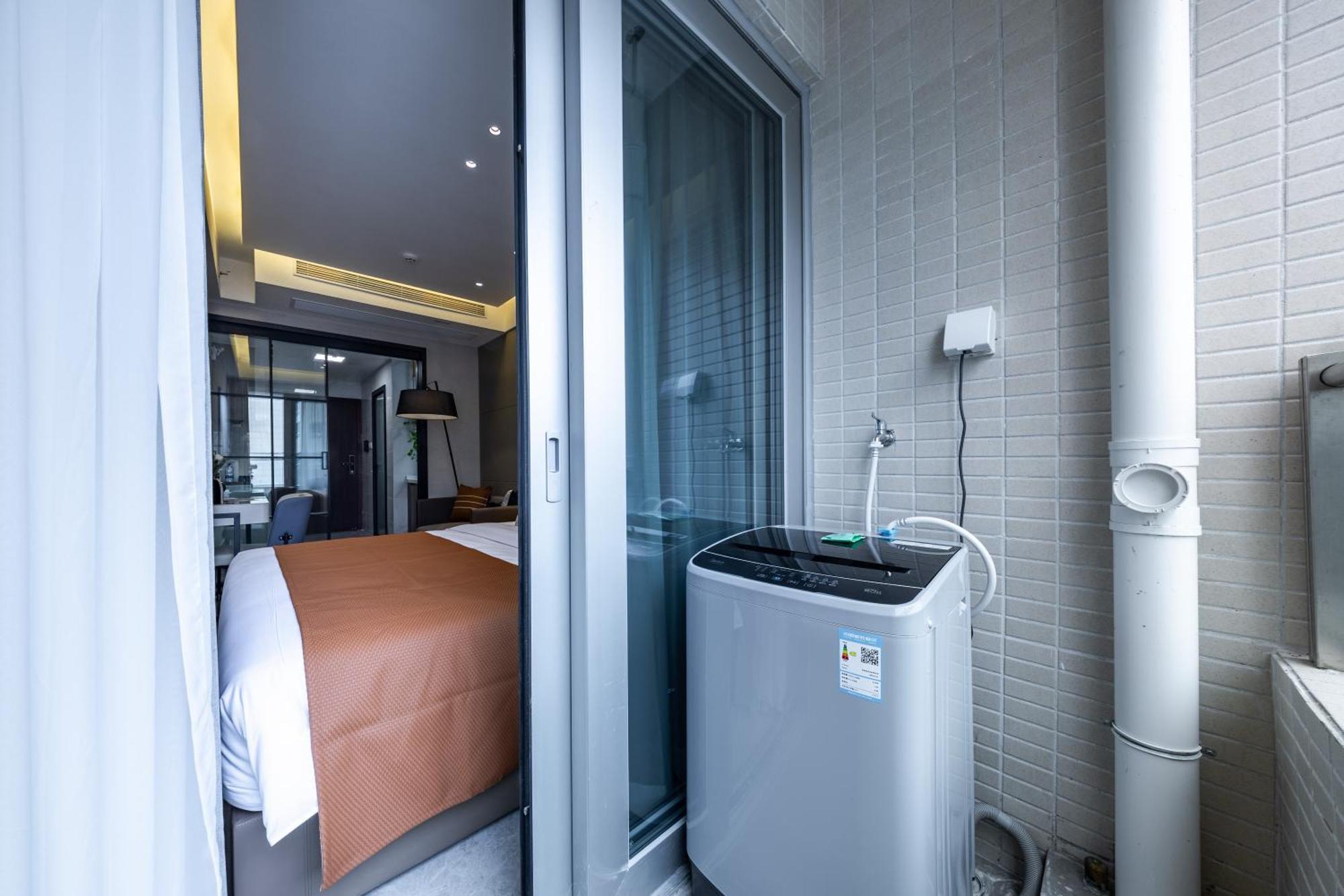 Aparthotel Boruisi Video And Audio Light House - Shenzhen Convention And Exhibition Center Gangxia Metro Station Exteriér fotografie