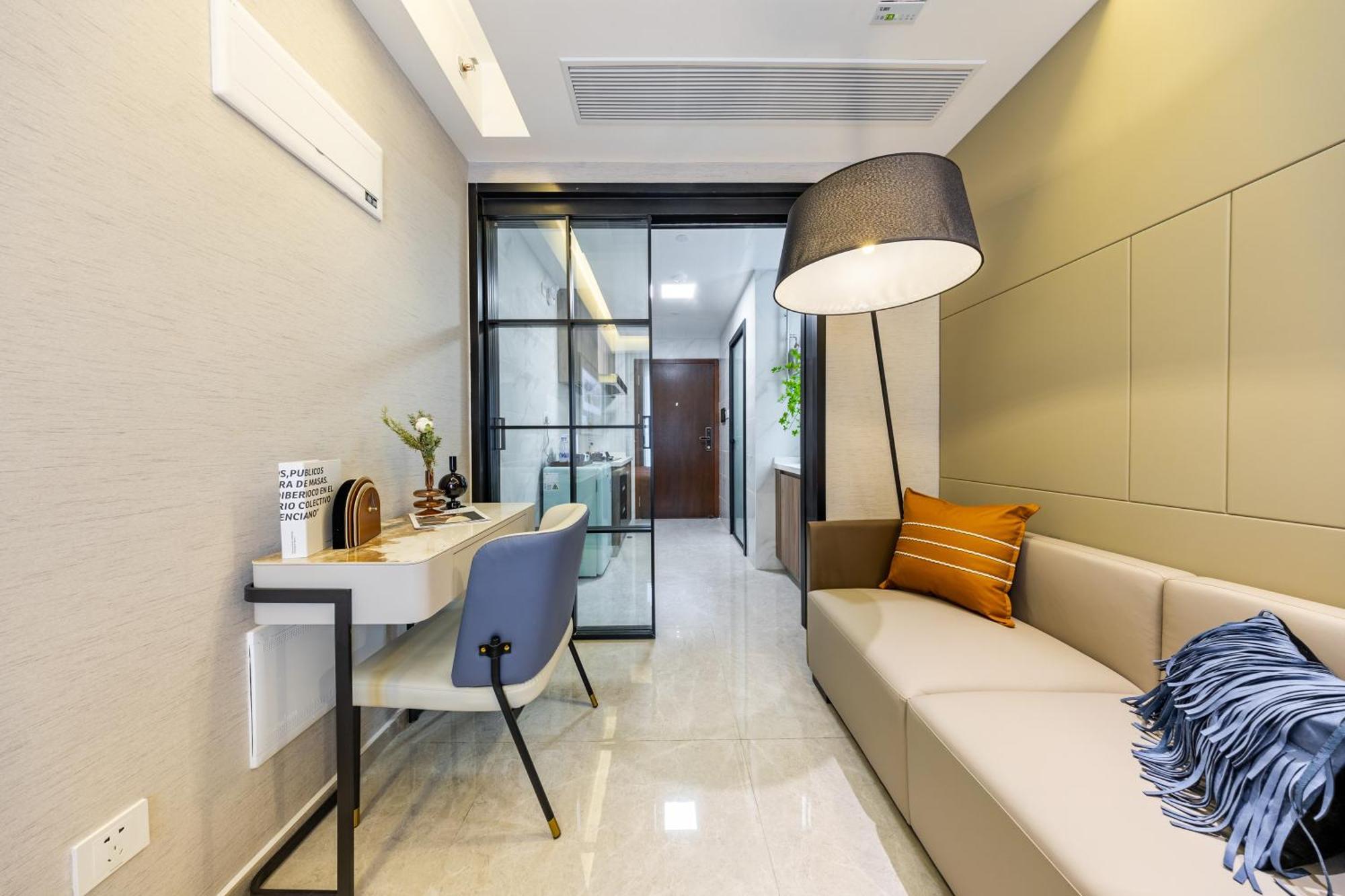 Aparthotel Boruisi Video And Audio Light House - Shenzhen Convention And Exhibition Center Gangxia Metro Station Exteriér fotografie