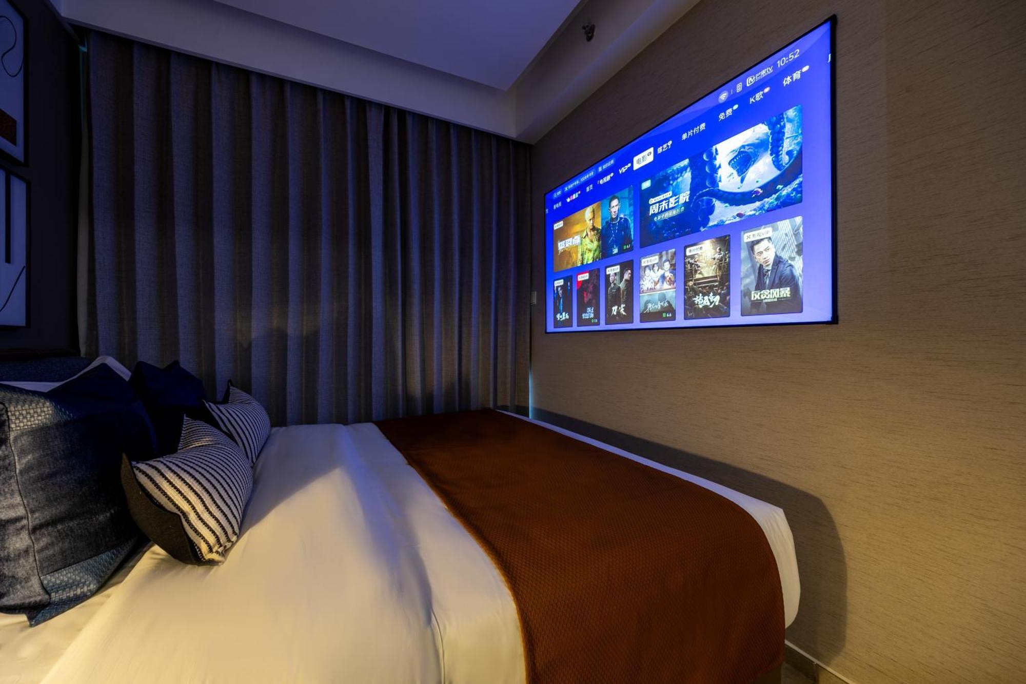 Aparthotel Boruisi Video And Audio Light House - Shenzhen Convention And Exhibition Center Gangxia Metro Station Exteriér fotografie