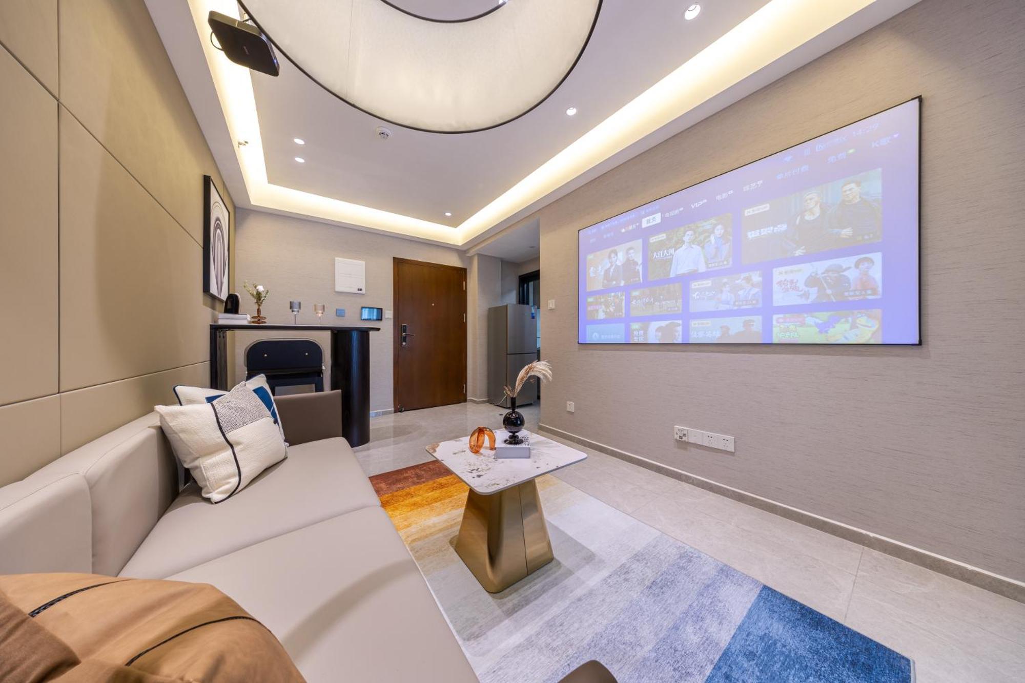 Aparthotel Boruisi Video And Audio Light House - Shenzhen Convention And Exhibition Center Gangxia Metro Station Exteriér fotografie